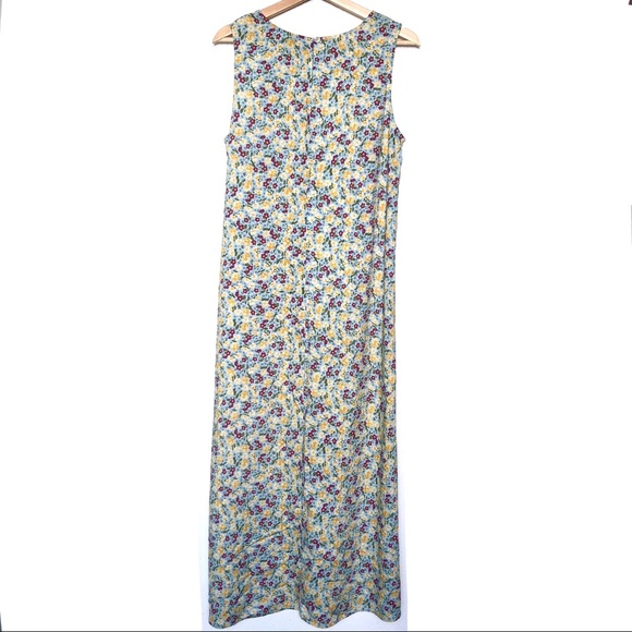 Vintage Floral Cottagecore Maxi Sundress - Picture 3 of 6